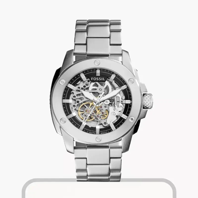 Fossil Modern Machine Automatic Skeleton Dial Men's Watch- ME3081